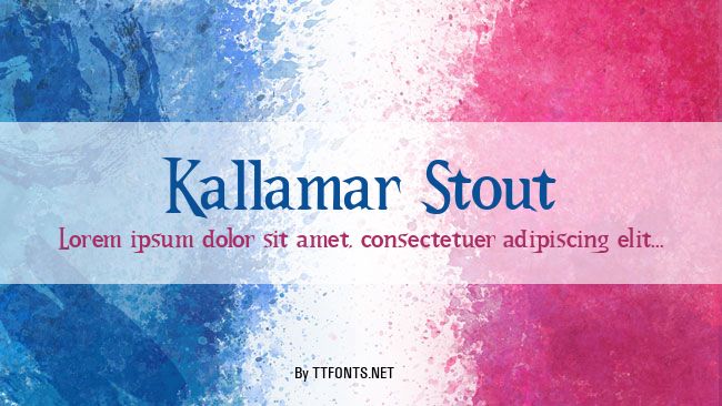 Kallamar Stout example
